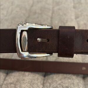 Ducks Unlimited Italian saddle leather belt size 42
